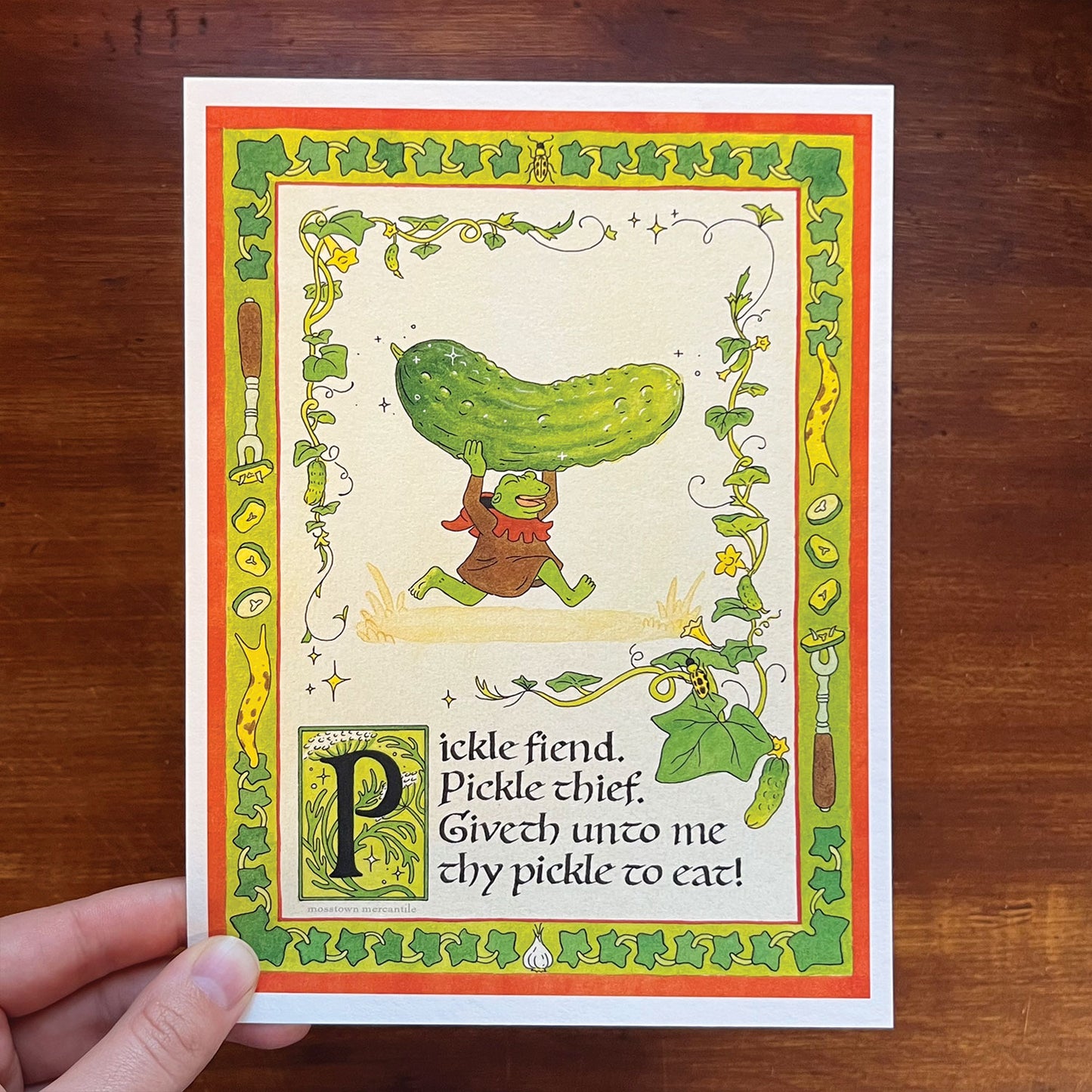 Pickle Fiend Art Print