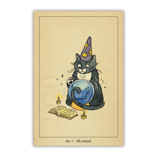 The Wizard Postcard