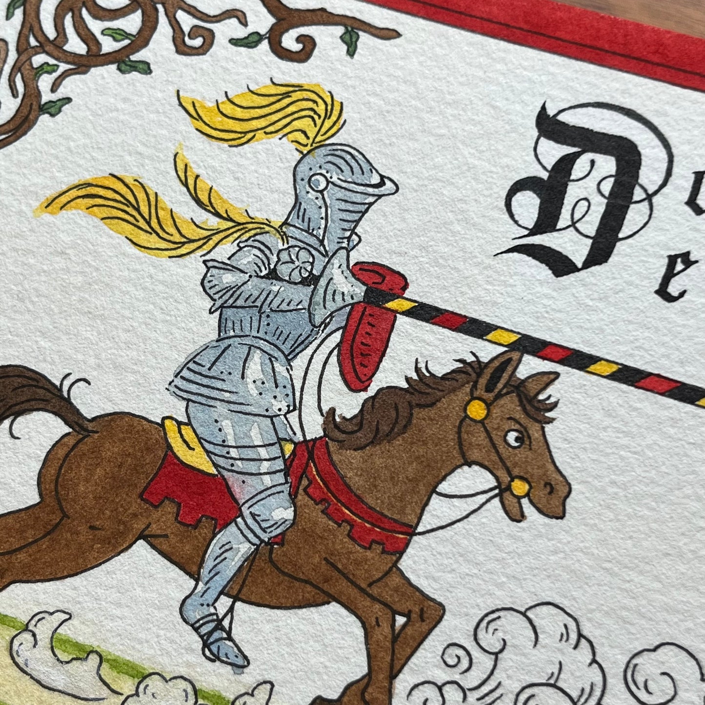 Joust - Original Painting