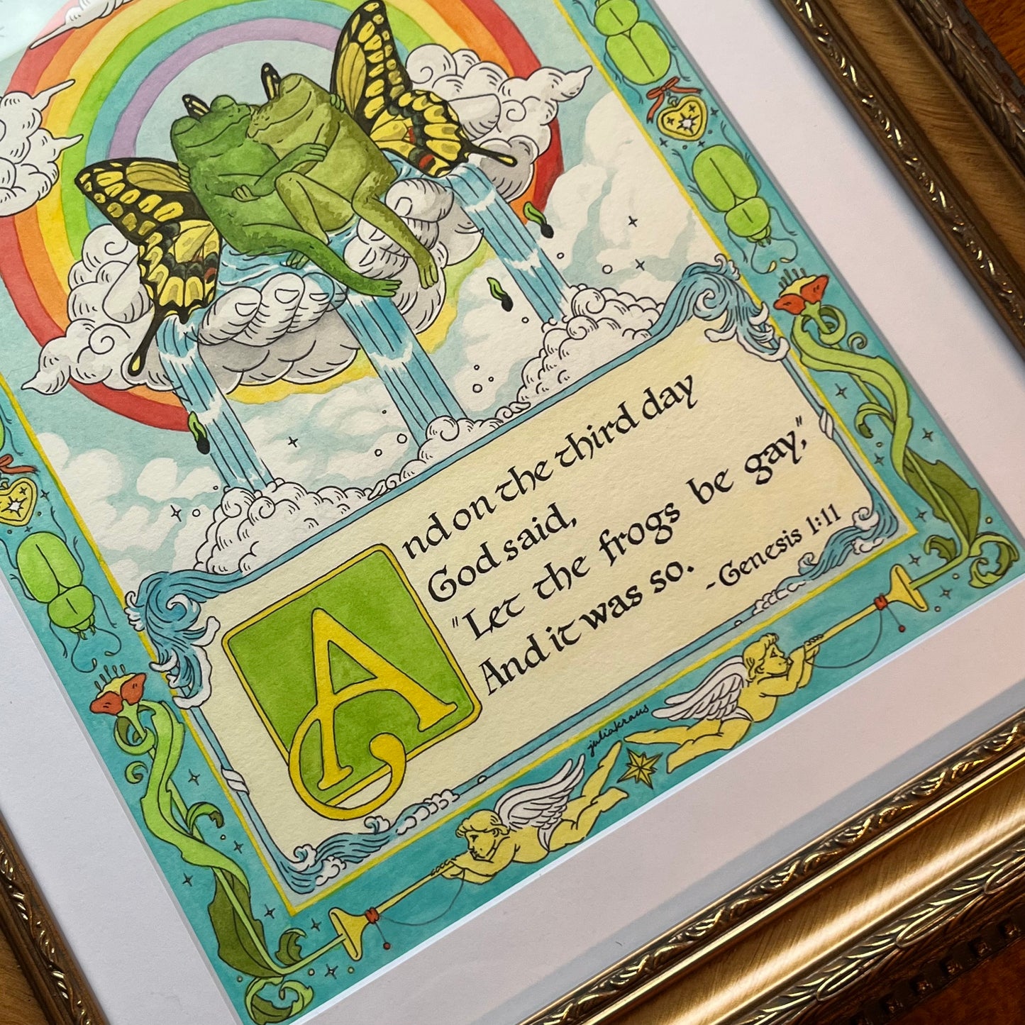 Creation of Frogs - Original Painting