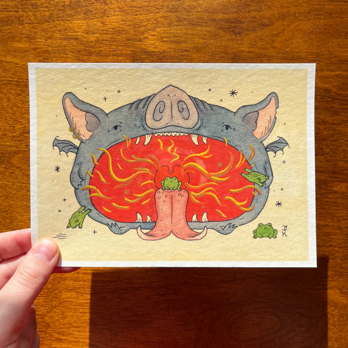 Indigestion Art Print