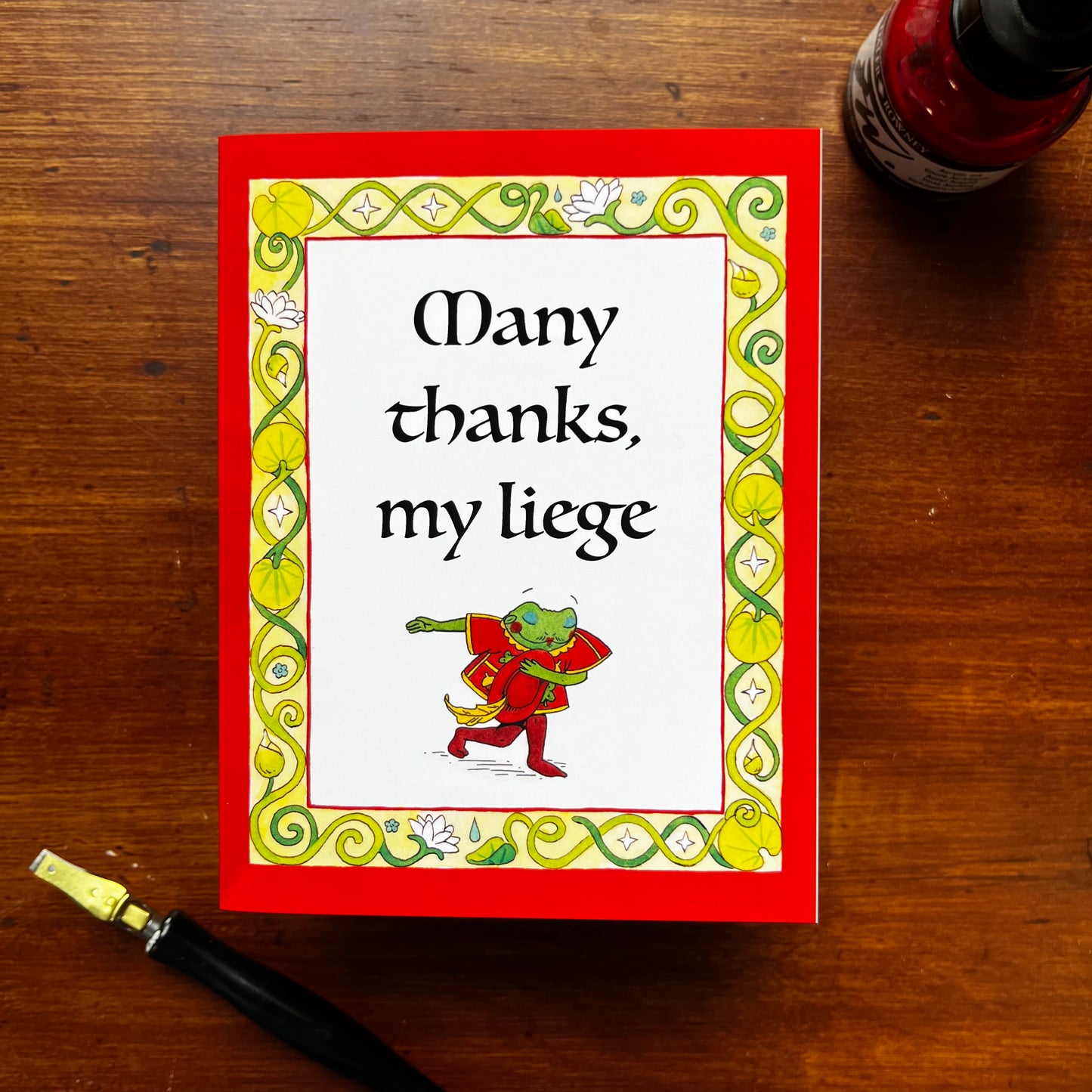 Herald Thank You Card