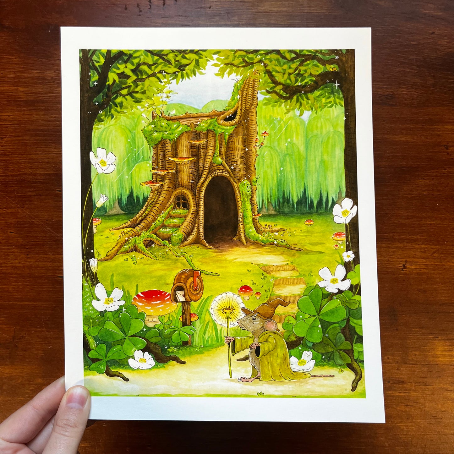 Mouse Wizard Art Print