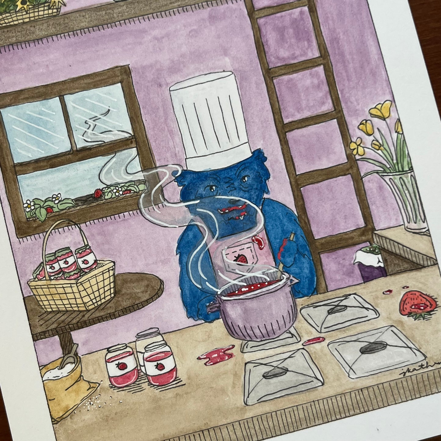 Strawberry Jam - Original Painting
