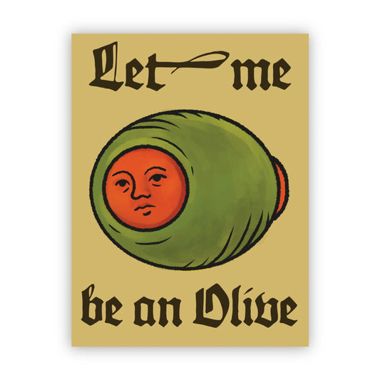 Olive Sticker