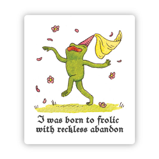 Princess Frog Sticker