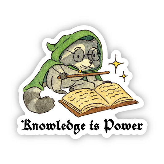Raccoon Apprentice Sticker