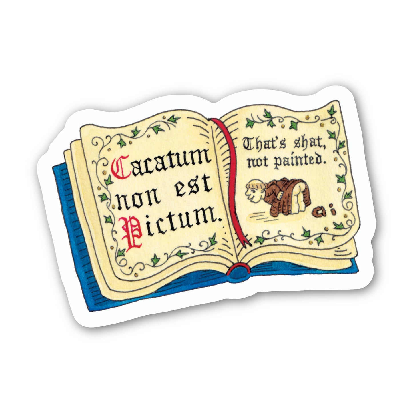 Anti-AI Monk Sticker