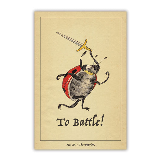 The Warrior Postcard