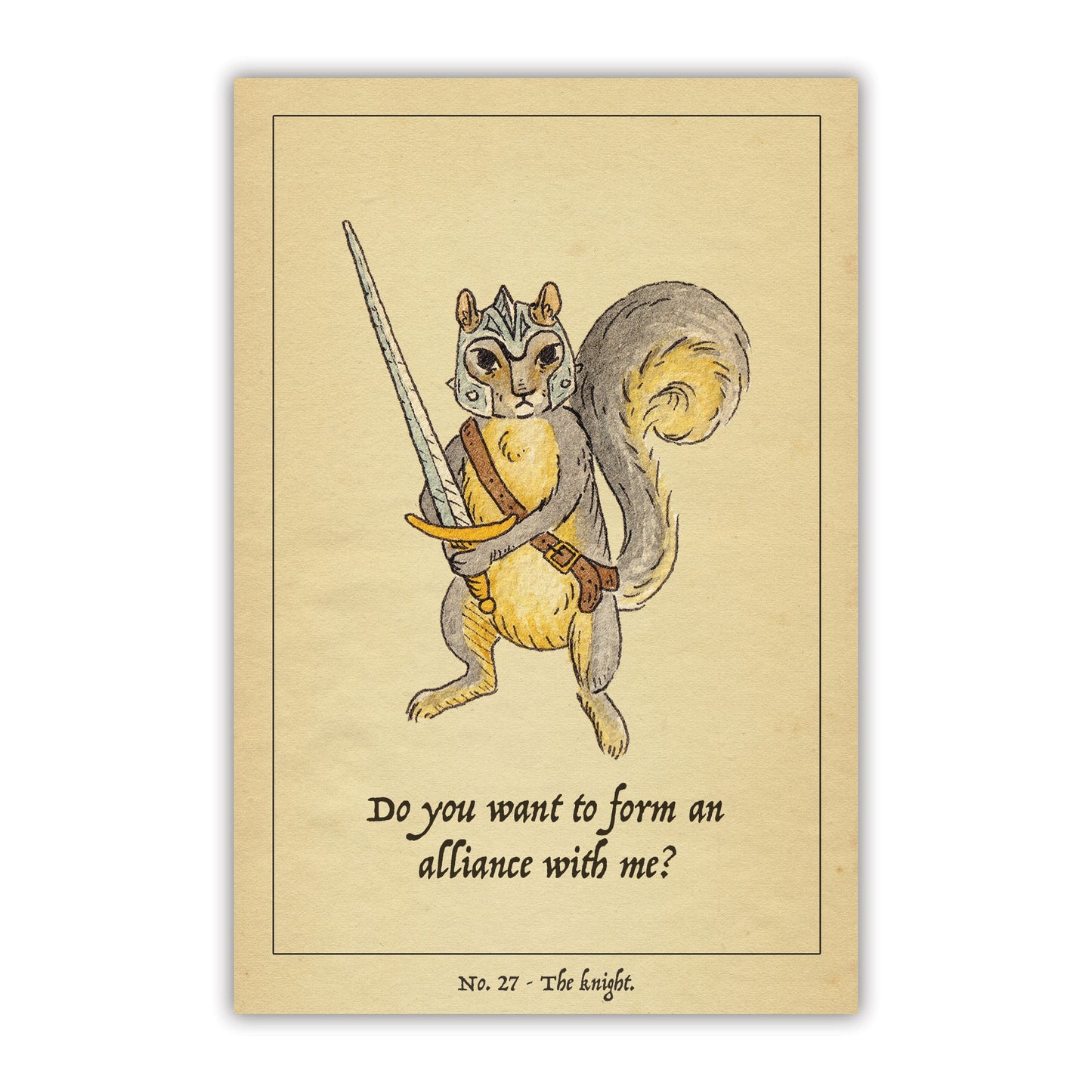 The Knight Postcard