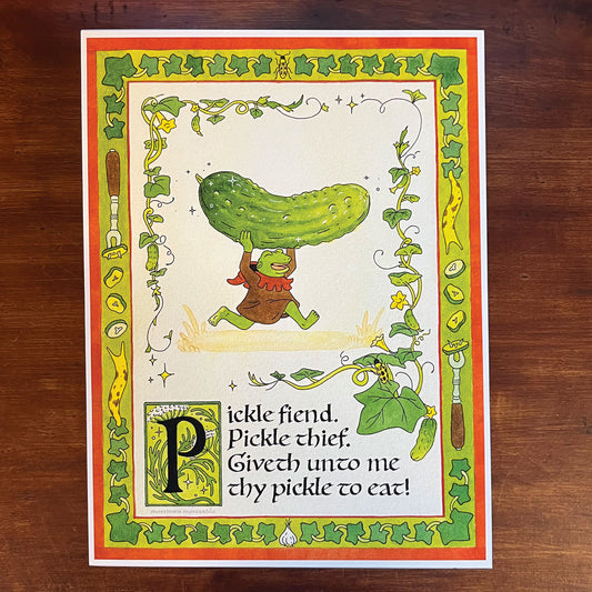 Pickle Fiend Art Print