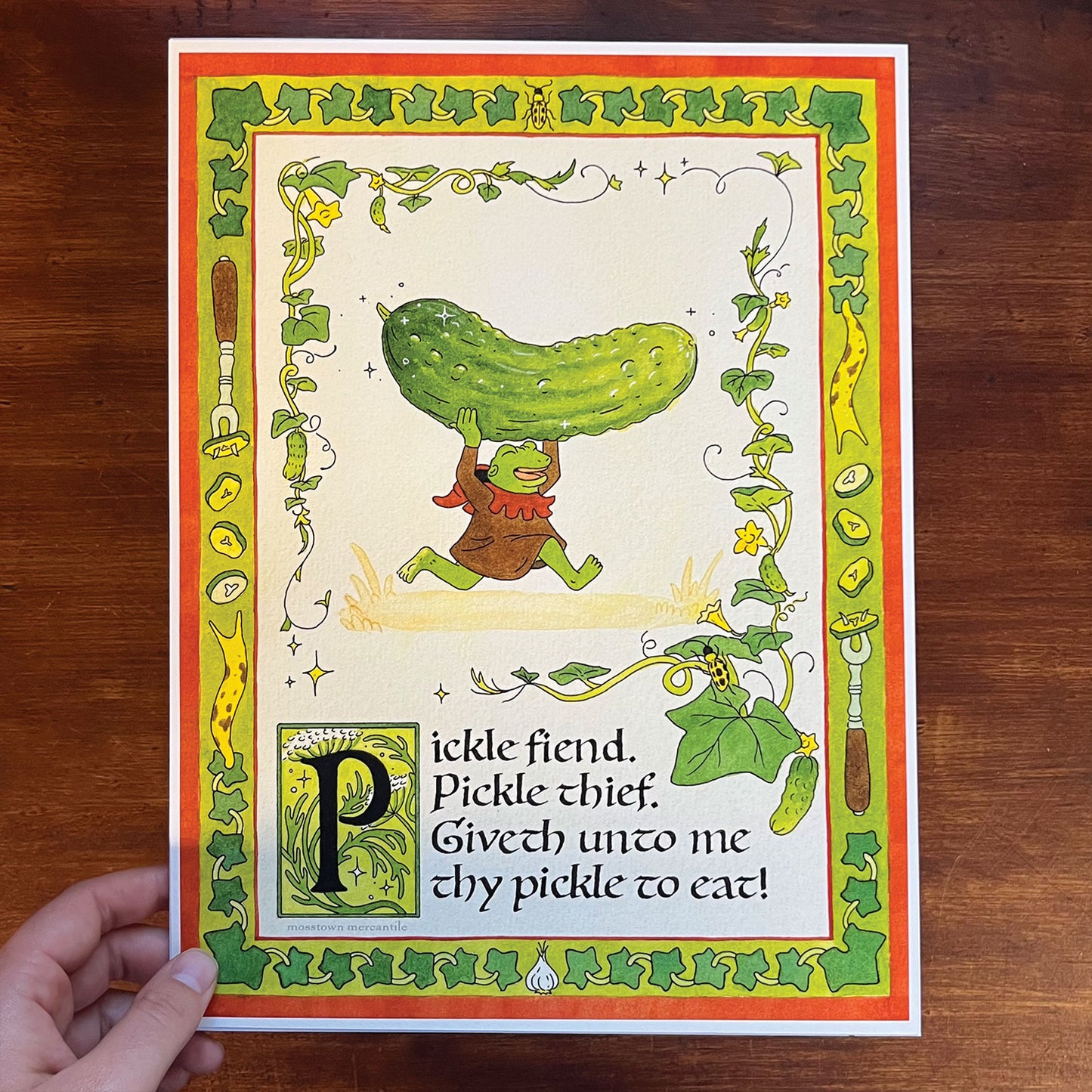 Pickle Fiend Art Print