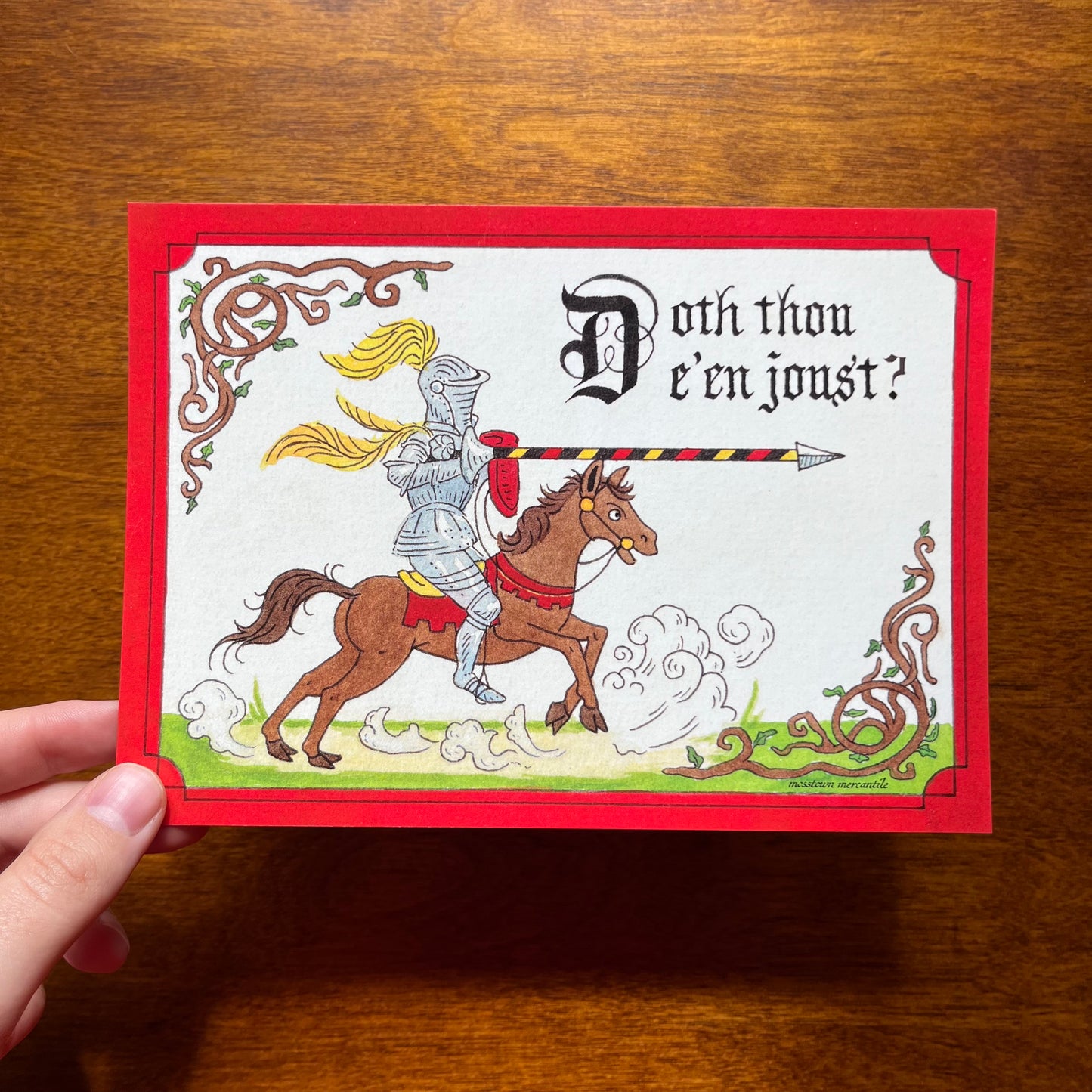 Joust Postcard