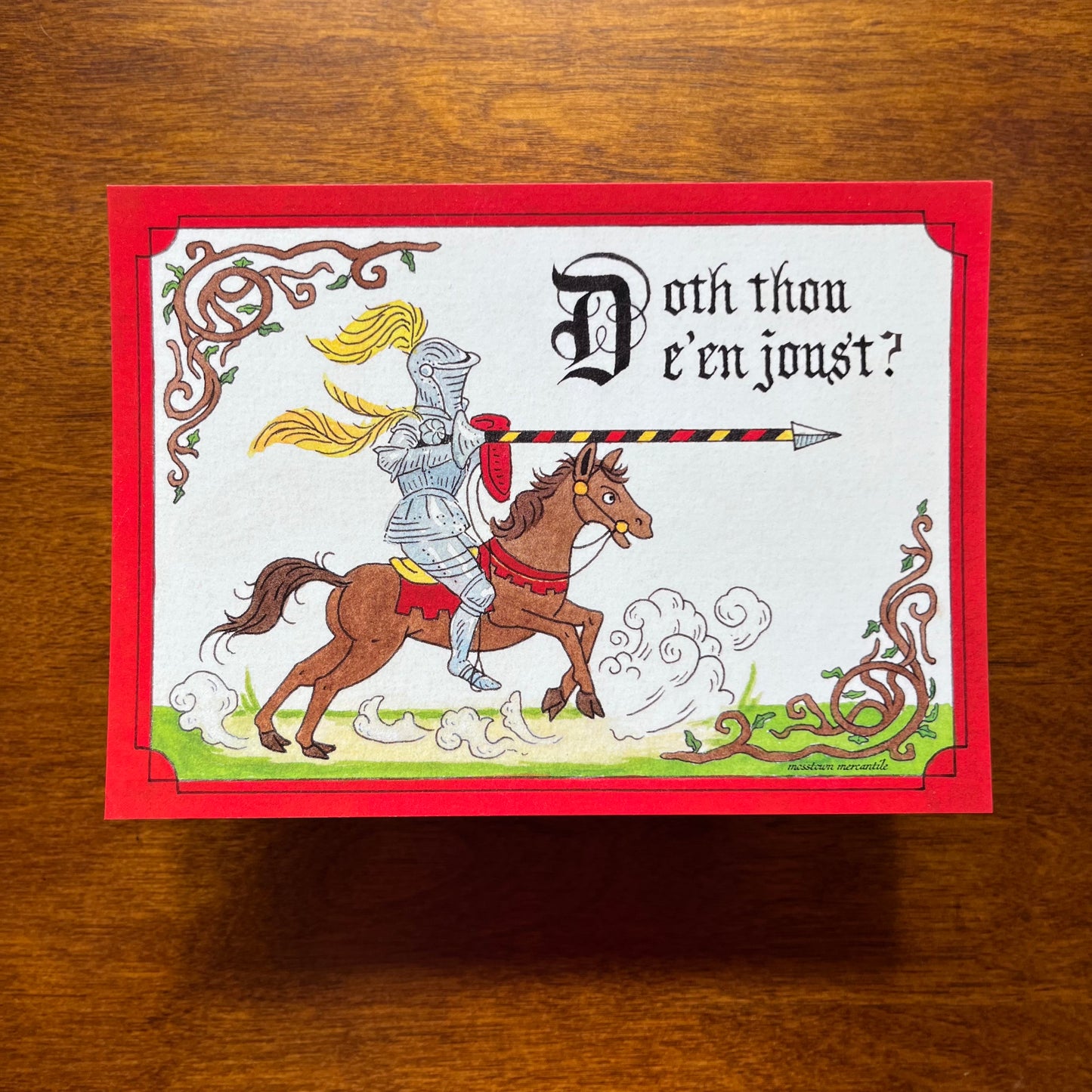Joust Postcard