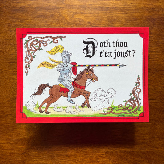 Joust Postcard