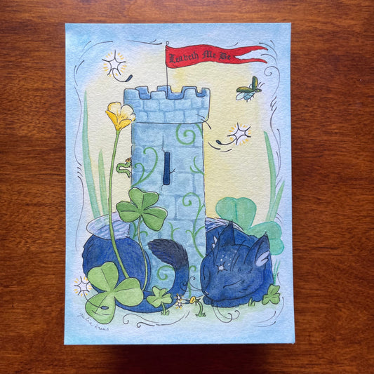Leaveth Me Be - Original Painting