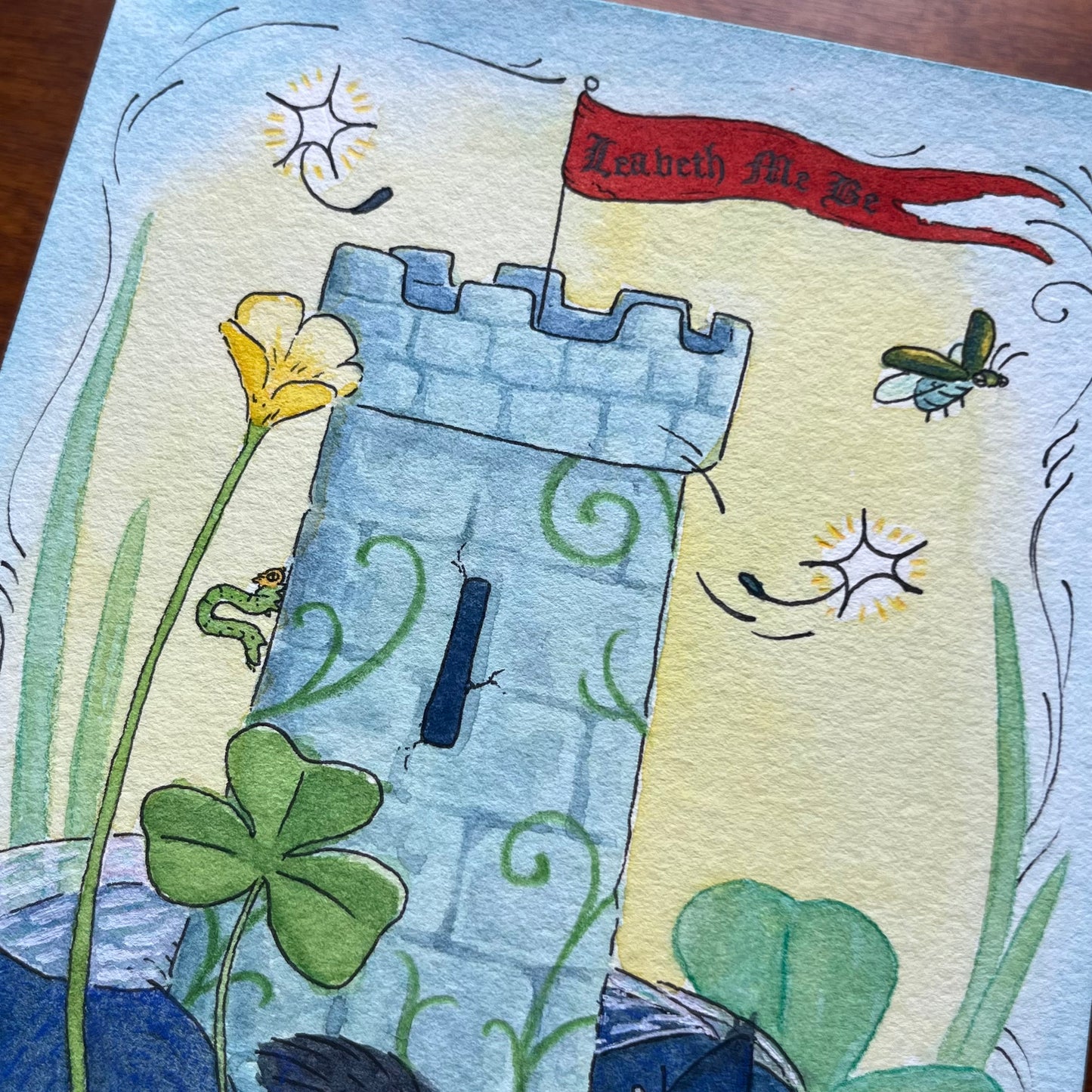 Leaveth Me Be - Original Painting