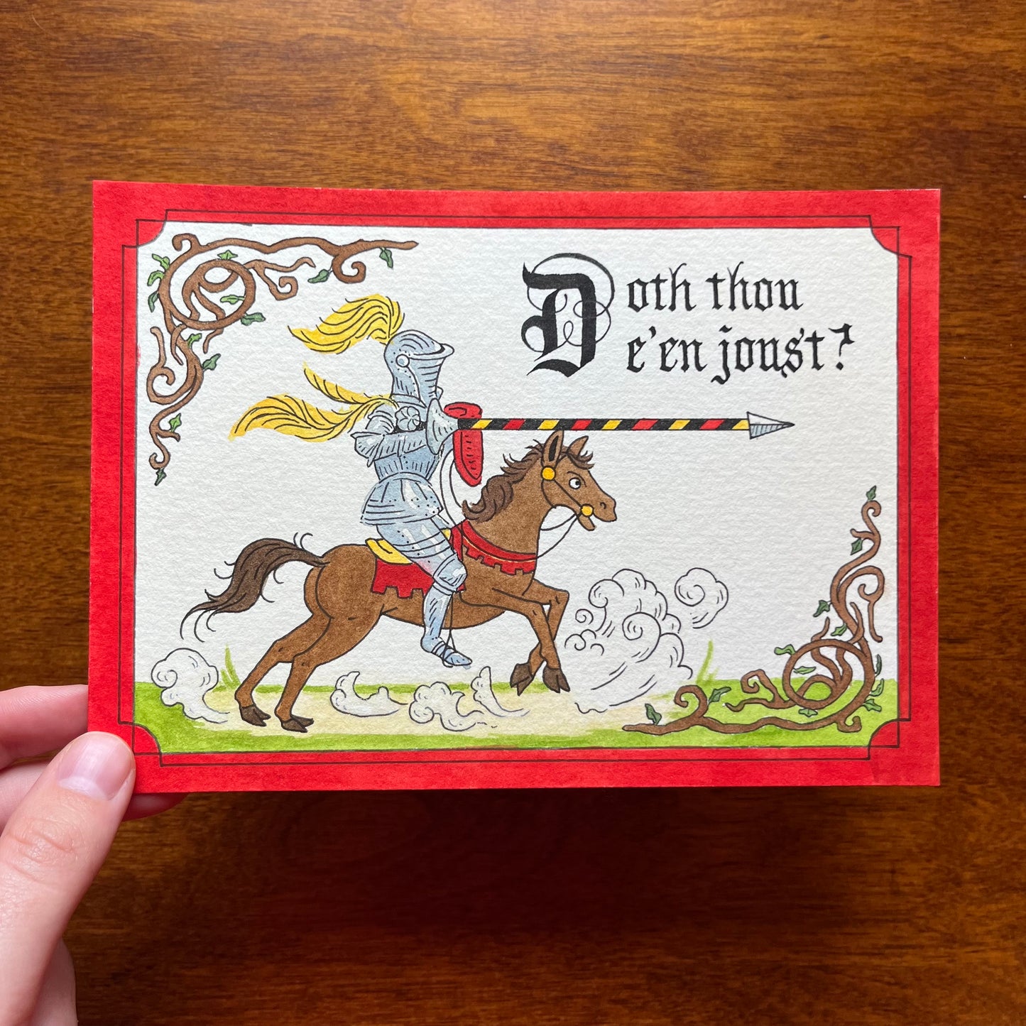 Joust - Original Painting