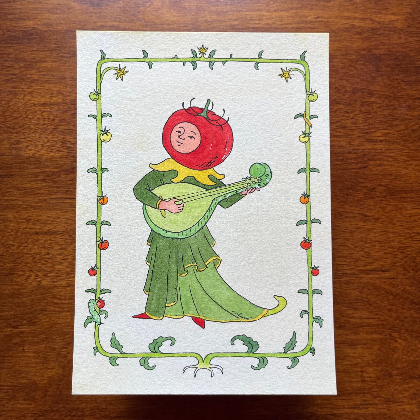 Dame of Solanum - Original Painting