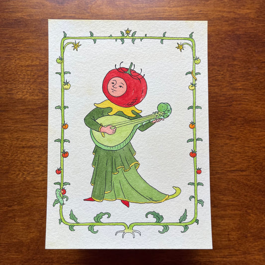Dame of Solanum - Original Painting
