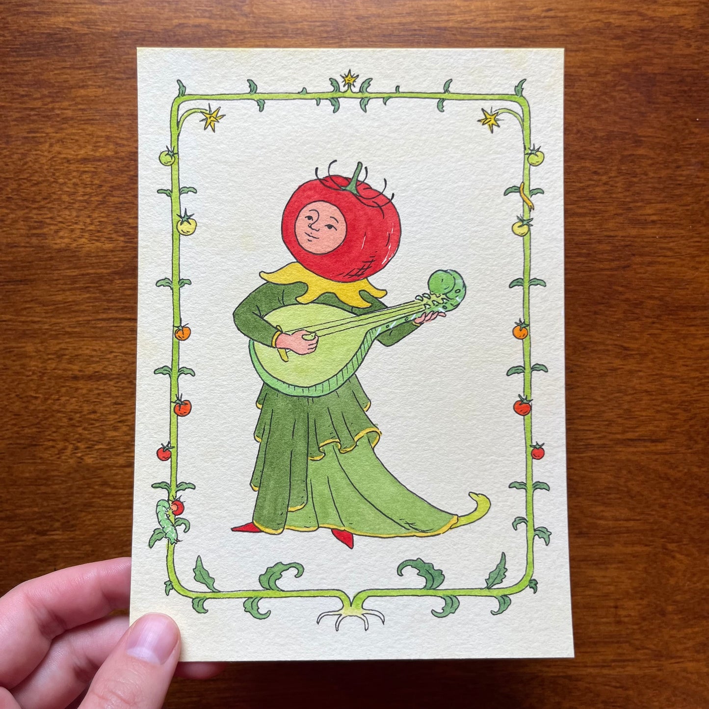 Dame of Solanum - Original Painting