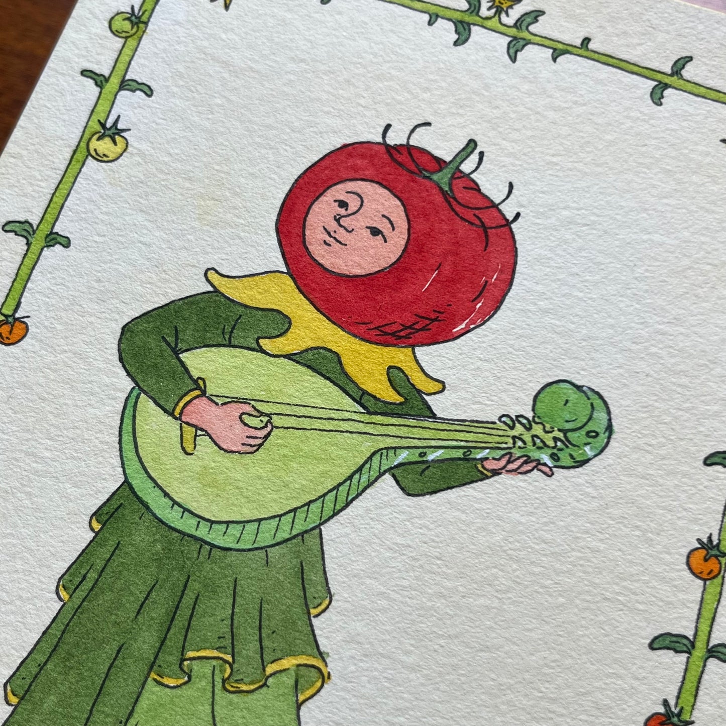 Dame of Solanum - Original Painting
