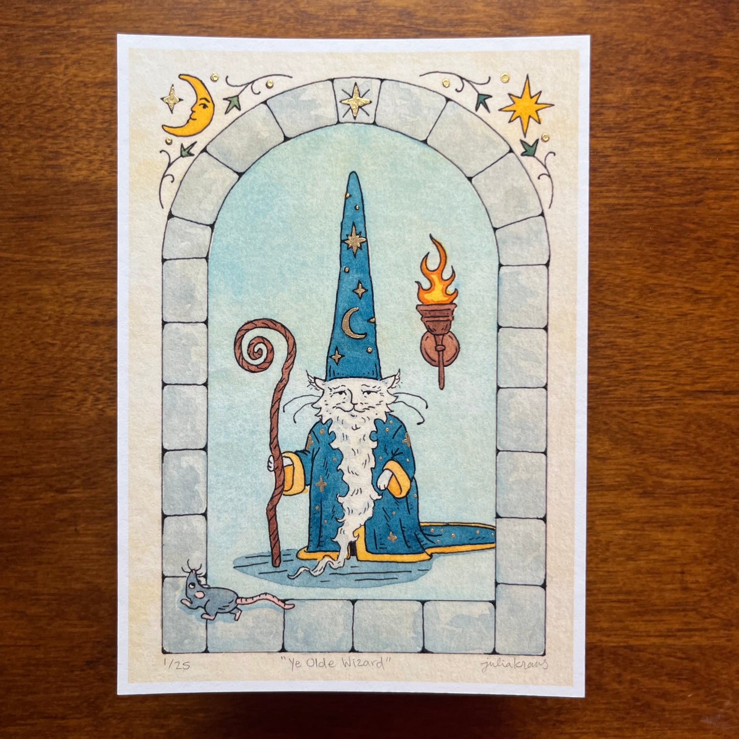 Ye Olde Wizard Art Print