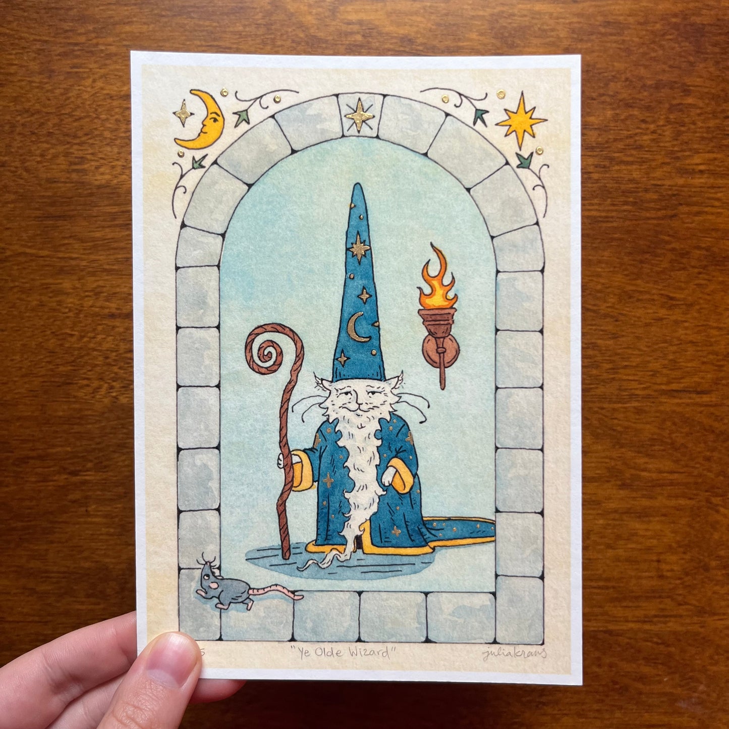 Ye Olde Wizard Art Print