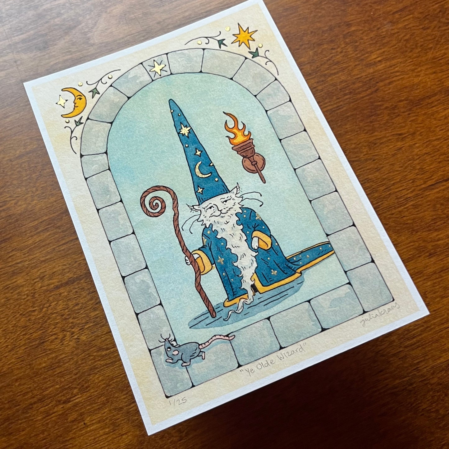 Ye Olde Wizard Art Print