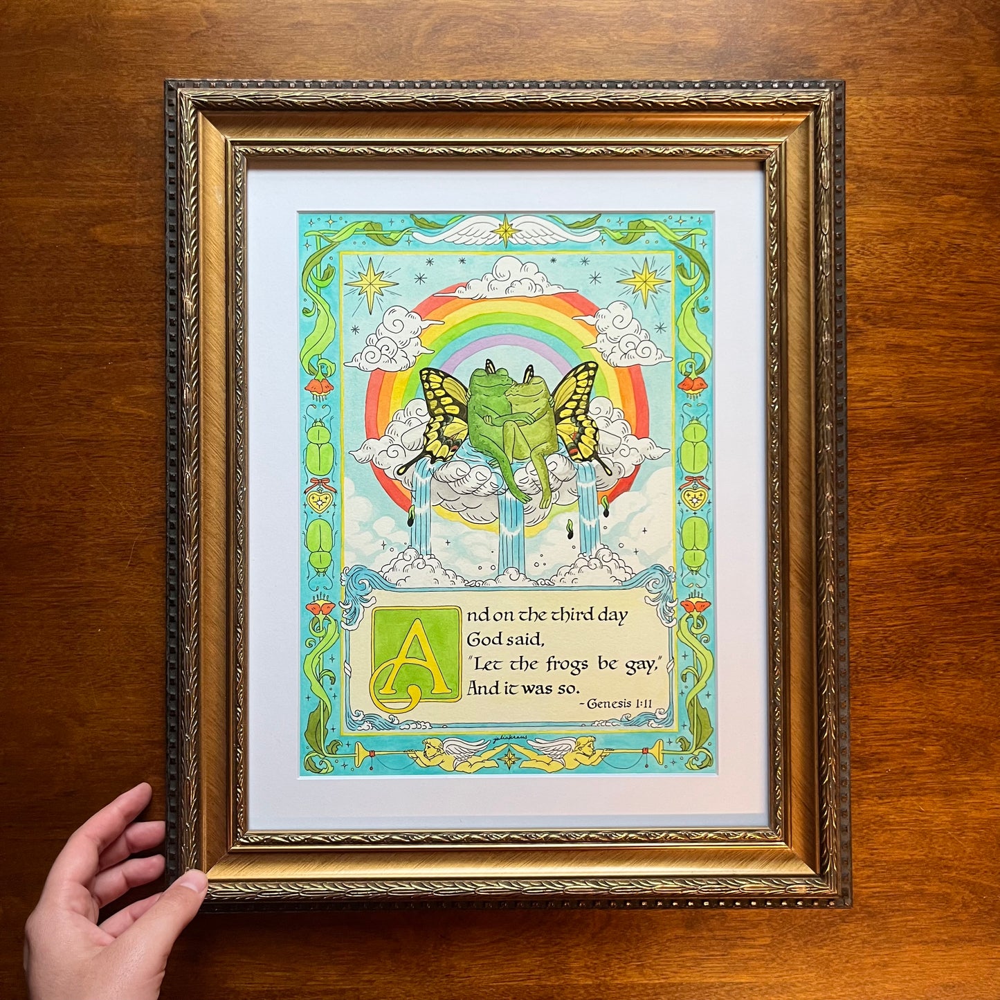 Creation of Frogs - Original Painting