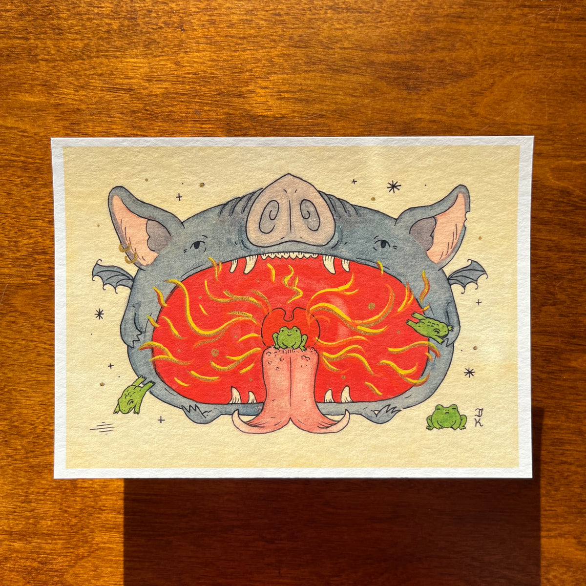 Indigestion Art Print