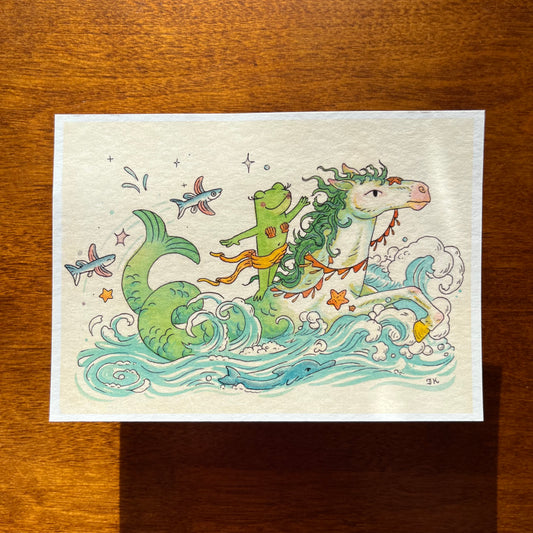 Hippocampus Art Print