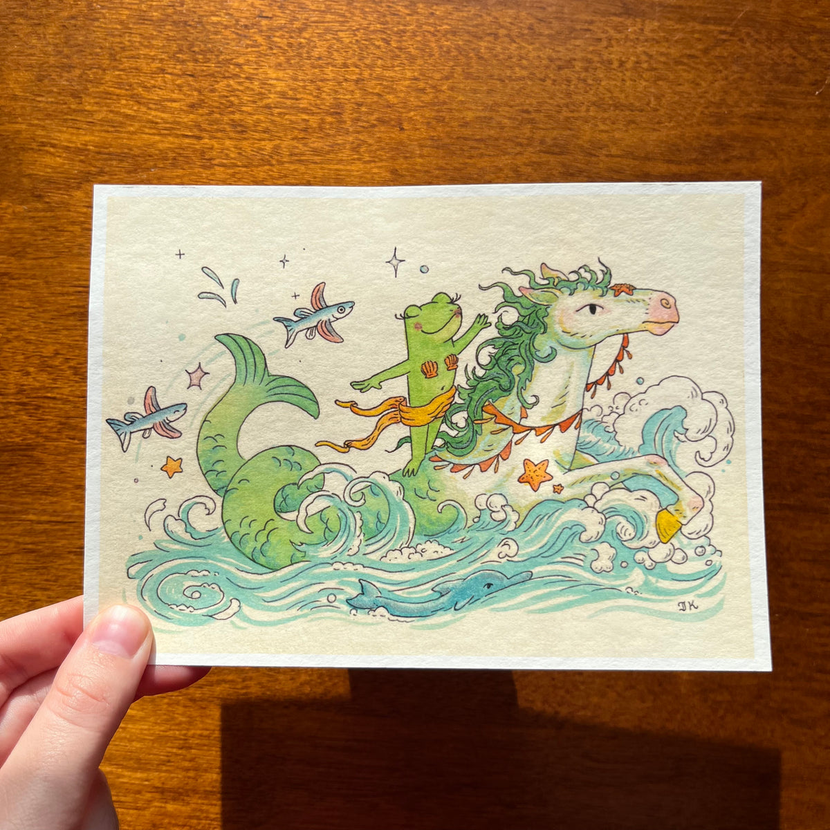 Hippocampus Art Print