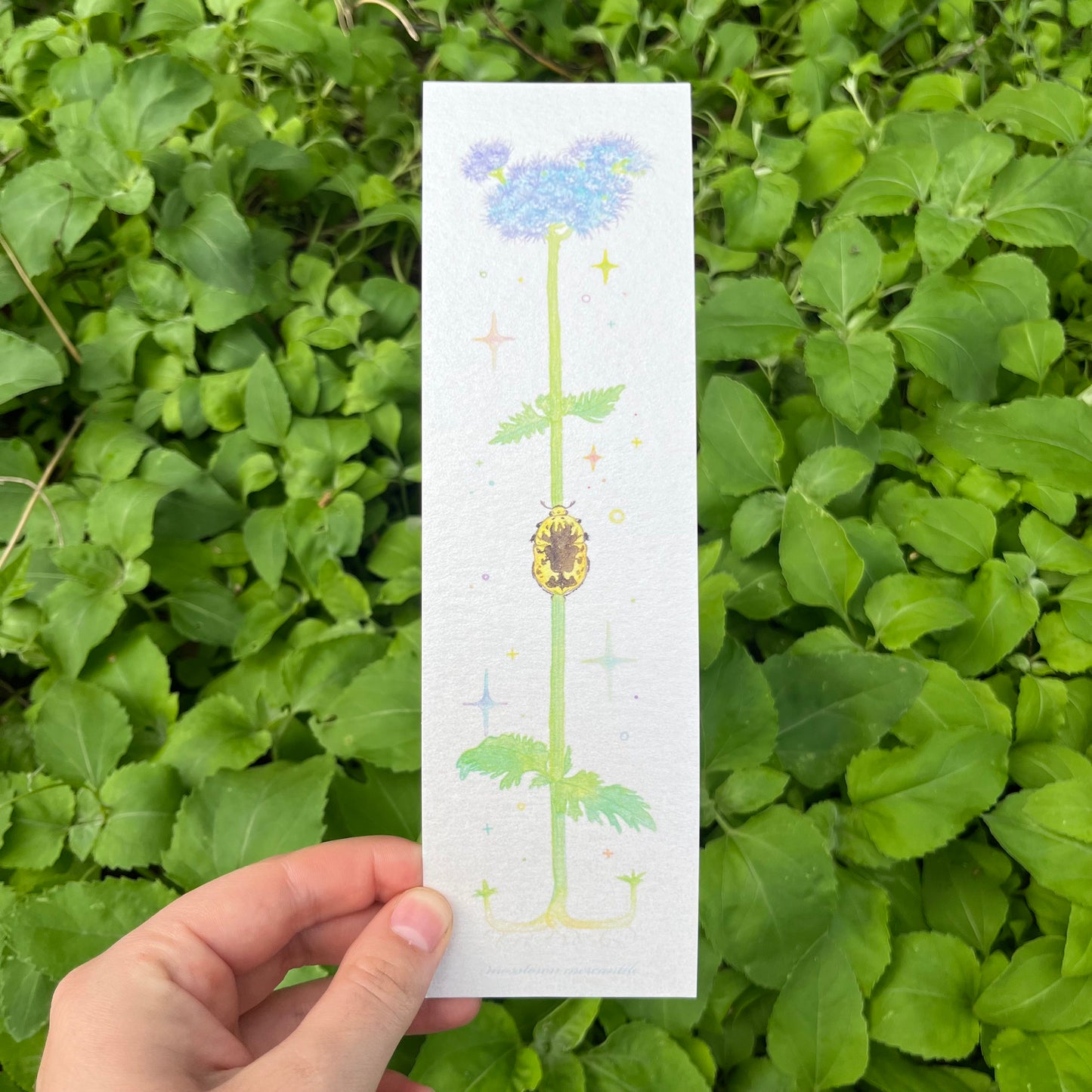 Mistflower Bookmark