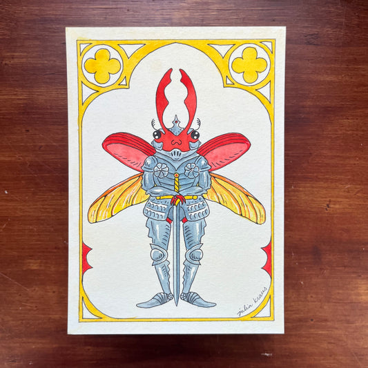 Scarab Knight - Original Painting