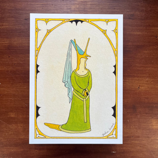 Snail Princess Art Print