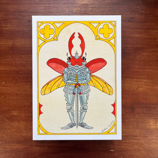 Scarab Knight Art Print