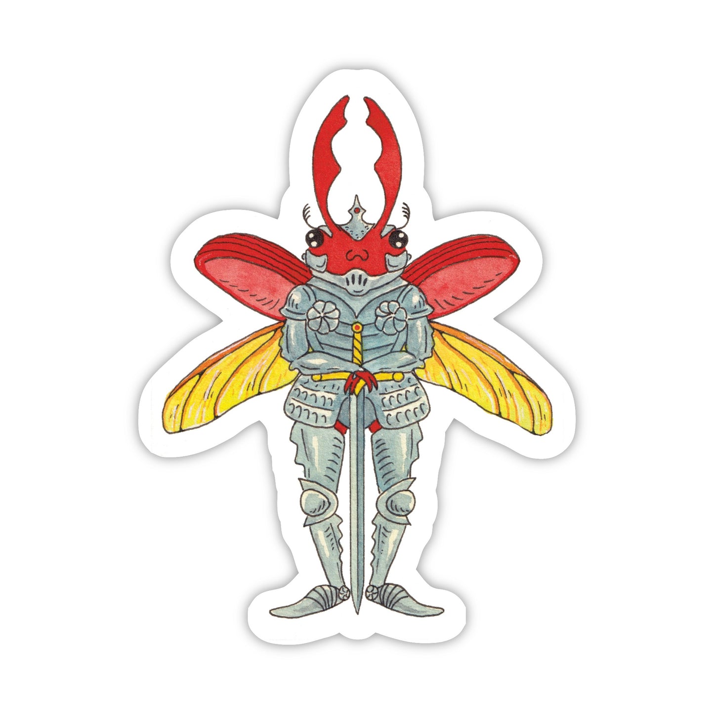 Scarab Knight Sticker