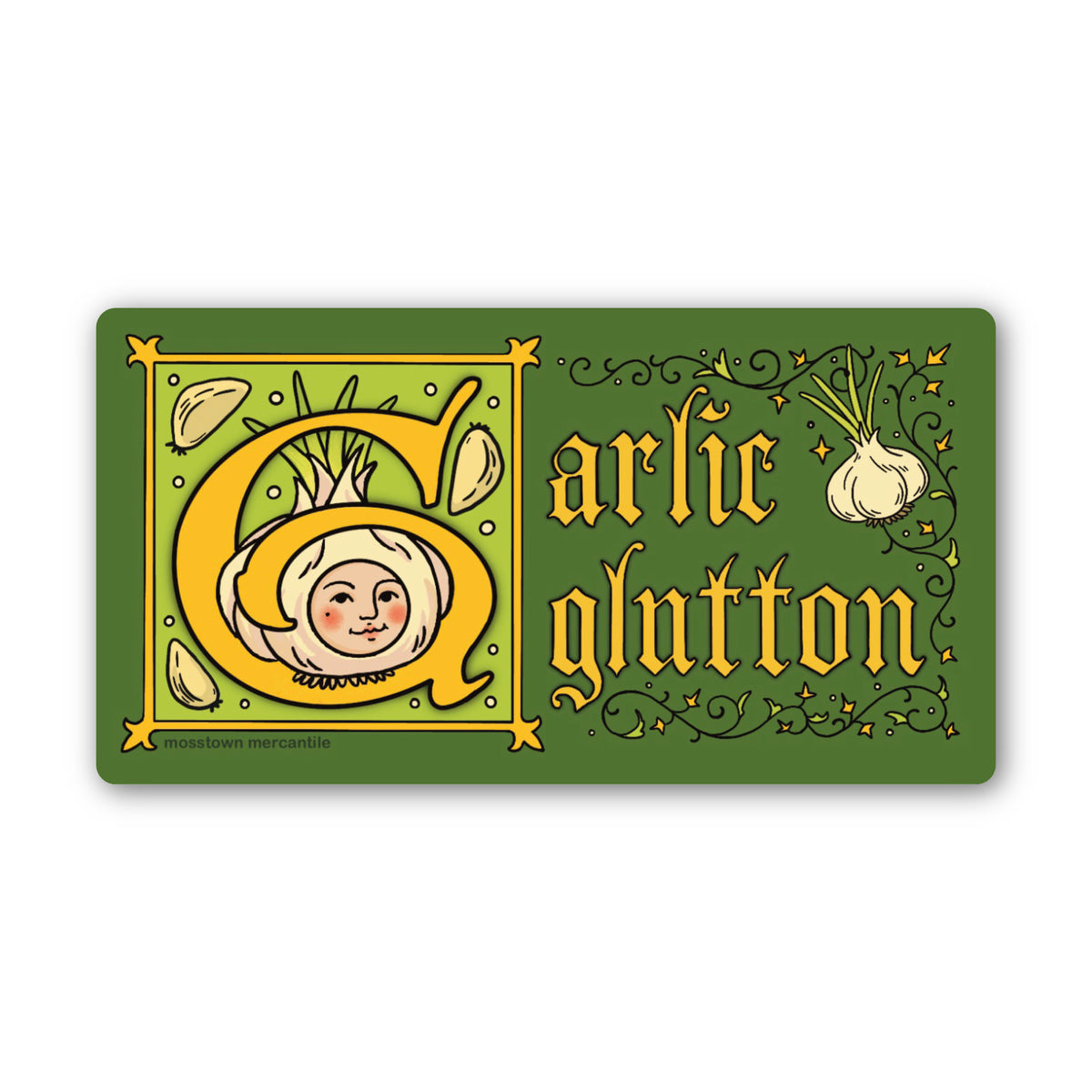 Garlic Glutton Sticker