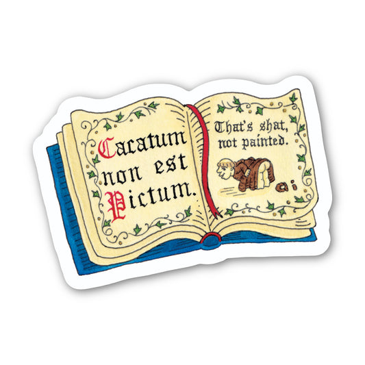 Anti-AI Monk Sticker