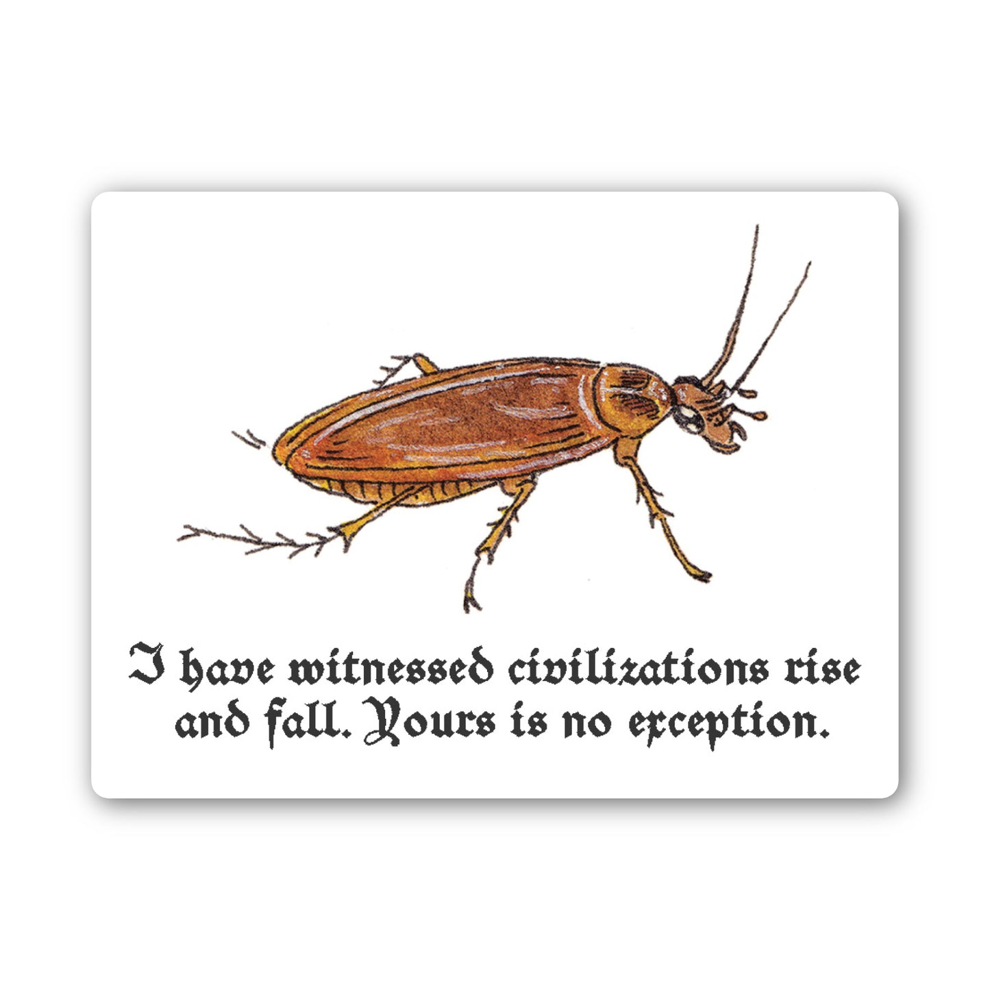 Cockroach Sticker