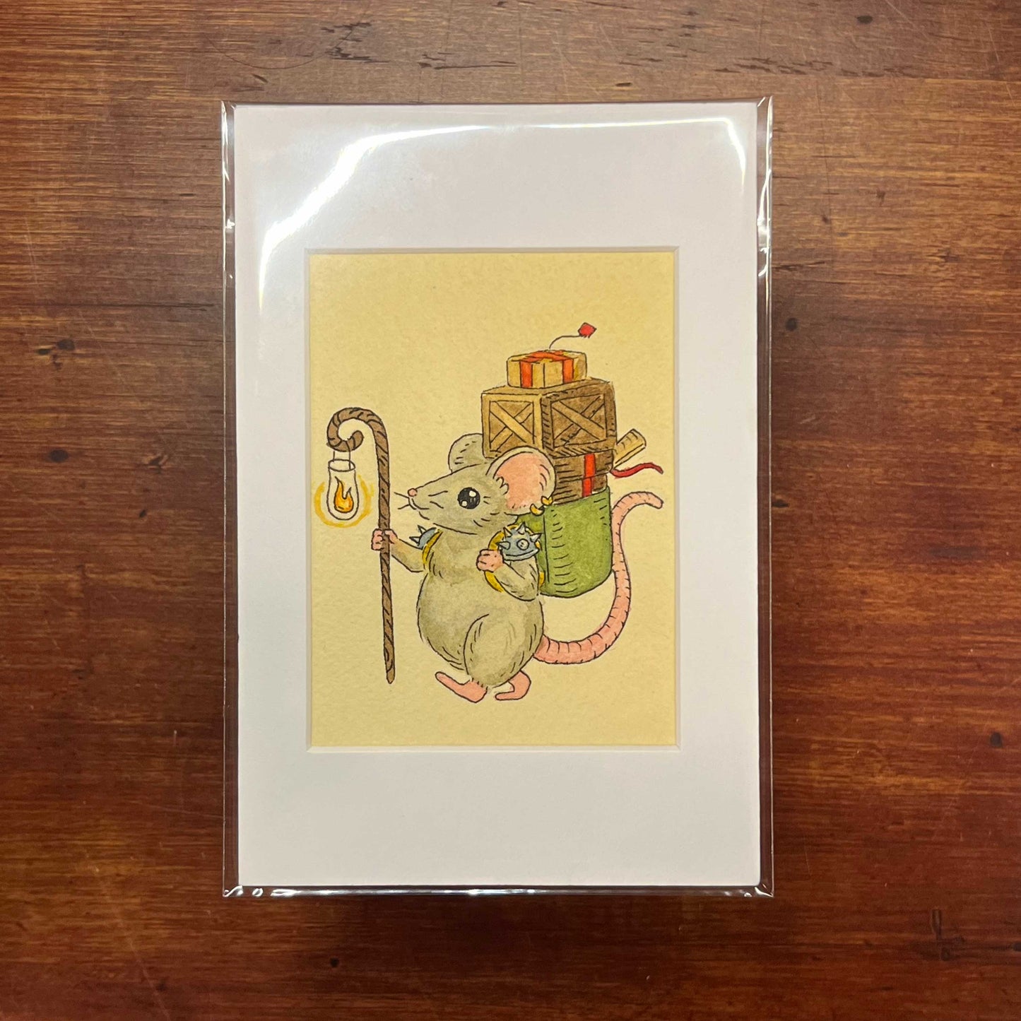 The Courier Mini Painting