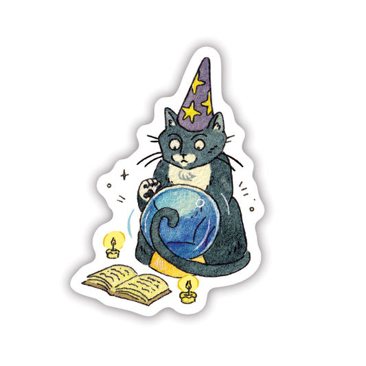 Wizard Cat Sticker