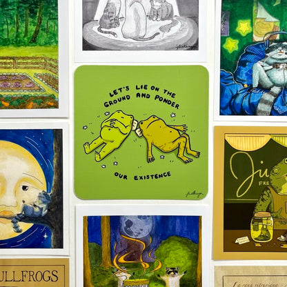 A Frog And A Toad Art Print